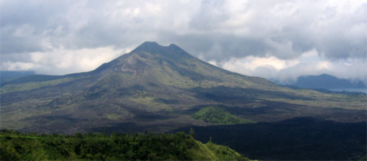 Batur volcano sunrise trekking drop to sanur bali