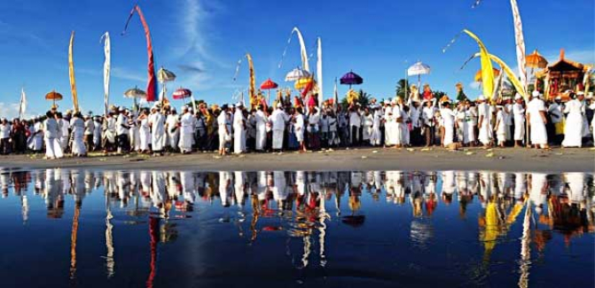 Holy spring water  temple ubud 