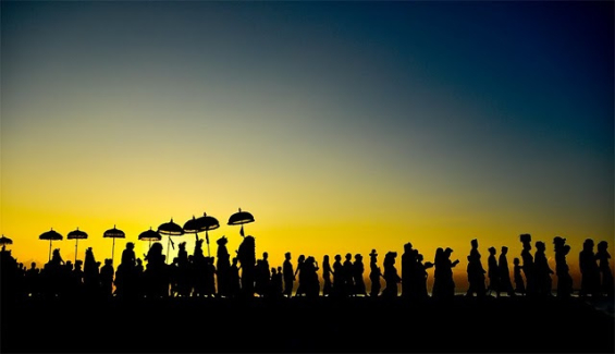 Bali holy spring water temple